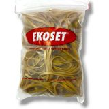 Ekoset Kauçuk Kalın Paket Lastiği 100X5MM 500 Gram - Sarı - 100 mm x 5 mm - Paket lastik