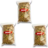 Ekoset Kauçuk Kalın Paket Lastiği 15CM x 5mm 3kg - Sarı - 150 MM X 5 MM - PAKET LASTİĞİ