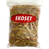 Ekoset Kauçuk Kalın Paket Lastiği 15CM x 5mm 500 Gram - Sarı - 150 MM X 5 MM - PAKET LASTİĞİ