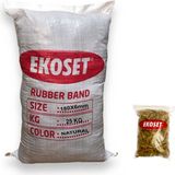 Ekoset Kauçuk Kalın Paket Lastiği 180X6MM 25 kg - Sarı - 180MM X 6 MM - PAKET LASTİĞİ