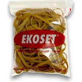 Ekoset Kauçuk Kalın Paket Lastiği 180X6MM 50 Adet - Sarı - 180MM X 6 MM - PAKET LASTİĞİ