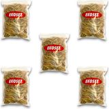 Ekoset Kauçuk Kalın Paket Lastiği 180X6MM 500 Gram 5li Paket - Sarı - 180MM X 6 MM - PAKET LASTİĞİ