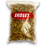 Ekoset Kauçuk Kalın Paket Lastiği 180X6MM 500 Gram - Sarı - 180MM X 6 MM - PAKET LASTİĞİ