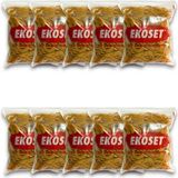 Ekoset Kauçuk Paket Ambalaj Maydanoz Toka Para Lastiği 40 mm 10000'LI