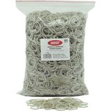 Ekoset Kauçuk Paket Ambalaj Toka Para Lastiği 40 mm Beyaz 1 kg