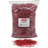 Ekoset Kauçuk Paket Ambalaj Toka Para Lastiği 40 mm Kırmızı 1 kg