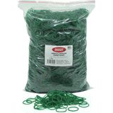 Ekoset Kauçuk Paket Ambalaj Toka Para Lastiği 40 mm Yeşil 1 kg