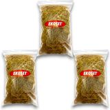 Ekoset Kauçuk Paket Lastiği 120X3MM 3 kg - Sarı - 120 mm x 3 mm