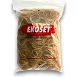 Ekoset Kauçuk Paket Lastiği 50MM x 3mm 500 Gram - Sarı