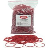 Ekoset Kauçuk Renkli Paket Ambalaj Para Lastiği Kırmızı 70 mm 1000'LI