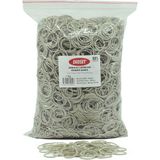 Ekoset Kauçuk Renkli Paket Ambalaj Toka Maydonoz Para Lastiği Beyaz 1Kg 40 mm