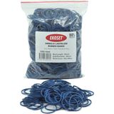 Ekoset Kauçuk Renkli Paket Ambalaj Toka Maydonoz Para Lastiği Mavi 40 mm 1000'LI