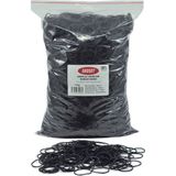 Ekoset Kauçuk Renkli Paket Ambalaj Toka Maydonoz Para Lastiği Siyah 1Kg 40 mm
