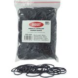 Ekoset Kauçuk Renkli Paket Ambalaj Toka Maydonoz Para Lastiği Siyah 40 mm 1000'LI