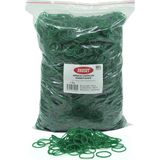 Ekoset Kauçuk Renkli Paket Ambalaj Toka Maydonoz Para Lastiği Yeşil 1Kg 40 mm