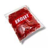 ekoset Kırmızı Paket Ambalaj Toka Lastiği 1000 Adet 40mm