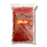 Ekoset Kırmızı Paket Ambalaj Toka Lastiği 40Mm 1Kg