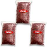 Ekoset KIRMIZI Para Lastiği 70mm 3 KG - Kırmızı - paket lastiği