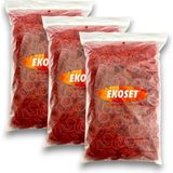 Ekoset Küçük Kırmızı Paket Lastiği 40MM 3 kg - PAKET LASTİĞİ