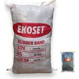 Ekoset Mavi Para Lastiği 70MM 25 kg - paket lastiği