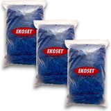 Ekoset Mavi Para Lastiği 70MM 3 kg - paket lastiği