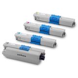 Ekoset Oki C310 C510 C511 C530 C531 Uyumlu 4 Renk Muadil Toner Kartuş