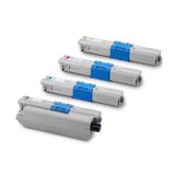 Ekoset oki C530 Oki C531 uyumlu 4 Renk Muadil Toner Kartuş