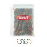Ekoset Renkli Küçük Paket Toka Lastiği 4 Renk 40mm 1000 Adet