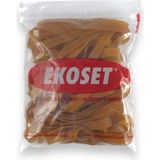 Ekoset Sarı Extra Kalın Paket Lastiği 40 Adet 130 x 10 mm Güçlü Elastik Özellikte
