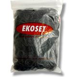 Ekoset Siyah Küçük Paket Lastiği 40MM 3000 Adet - PAKET LASTİĞİ