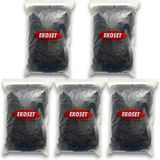 Ekoset Siyah Paket Lastiği 70MM 5 kg - PAKET LASTİĞİ
