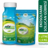Ekosol Farm 1 L Sıvı Solucan Gübresi + 1.5 KG Hobi Katı Gübre