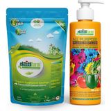 EkosolFarm Sıvı ve Katı Form Solucan Gübresi, Ev Bitkileri, Çiçekli Bitkiler, Meyve ve Sebzeler için Üniversal Organik Sıvı Gübresi