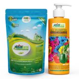 EkosolFarm Sıvı ve Katı Form Solucan Gübresi, Ev Bitkileri, Çiçekli Bitkiler, Meyve ve Sebzeler için Üniversal Organik Sıvı Gübresi