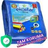 EKOSTAR PE BRANDA KUMAŞI - 140 GR/M2 - 16X30 - Mavi