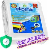 EKOSTAR PE BRANDA KUMAŞI - 140 GR/M2 - 3X7 - Beyaz