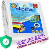 EKOSTAR PE BRANDA KUMAŞI - 140 GR/M2 - 8X10 - Beyaz