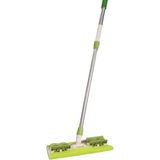 Ekostem Mandallı Tak Çıkar Teleskopik Saplı Mop +1 Yedek Bez - Yeşil