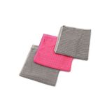 Ekostem Mikrofiber Halı, Koltuk, Duvar, Duşaabin Telli Temizlik Bezi 40*40 Ebatında (3 Adet)