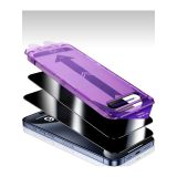 Ekran Koruyucu Kırılmaz Cam İphone 14 Plus ile Uyumlu Ekran Koruyucu Cam Kurma Aparatlı (ŞEFFAF)