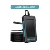 Ekranlı Çift Kameralı 10 Mt Hafıza Kart Destekli Sert Kablo Yılan Endoskop Kamera 5.5 Mm 4.3 Inc Mirem0015k-Nhr19