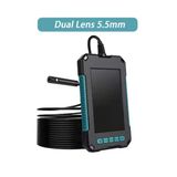 Ekranlı Çift Kameralı 10 Mt Hafıza Kart Destekli Sert Kablo Yılan Endoskop Kamera 5.5 Mm 4.3 Inc P83337s4999