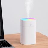 Ekru Cep H2O Humidifier 400ml Ultrasonik Hava Nemlendirici Buhar Makinesi ve Aroma Difüzörü (Beyaz)