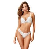 Ekru Destekli Push Up Sütyen Külot Takım, 75B, N4411-3-198IGP100100