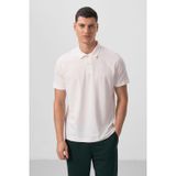Ekru Standart Kalıp Basic Polo Yaka Erkek T-Shirt - 87768