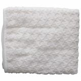 Ekru Yıldız Kabartmalı Kalın Peluş Battaniye 100*120 cm