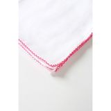 Ekrumoda Pamuklu Iç Tülbent - Beyaz - Pembe - Standart