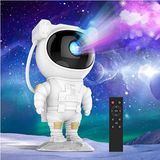 EKS Ticaret Astronot Galaxy Projektör, Gemmac LED Yildizli Gökyüzü Projektörü, Çocuk Gece Lambasi Projektör, U-white - Altın - Siyah