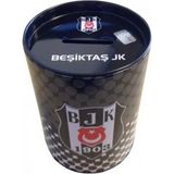 EKS Ticaret Beşiktaş Tmn 404261 Orta Boy Kumbara 15 cm Siyah Renkli Taraftar Ürünü