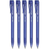 EKS Ticaret Faber Castell 1425 Auto Mavi Tükenmez Kalem 5'li Set FABER-1425